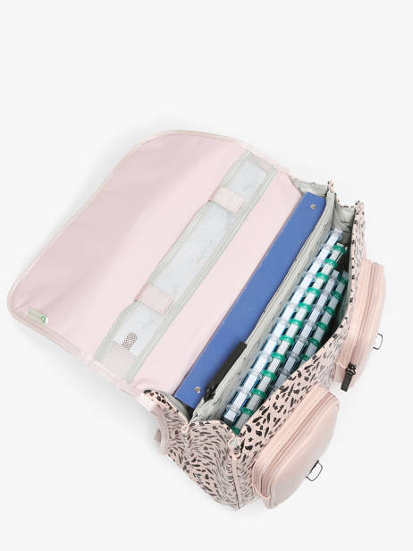 2-compartment Satchel Cameleon Pink vintage north PBVWCA38 other view 3