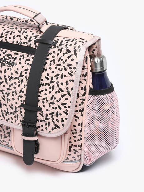2-compartment Satchel Cameleon Pink vintage north PBVWCA38 other view 5