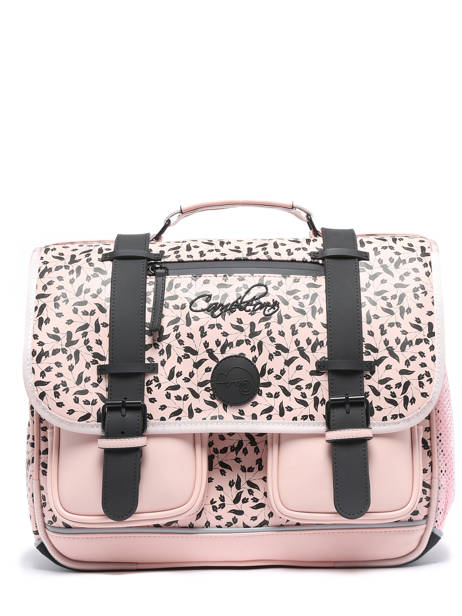 2-compartment Satchel Cameleon Pink vintage north PBVWCA38 other view 6