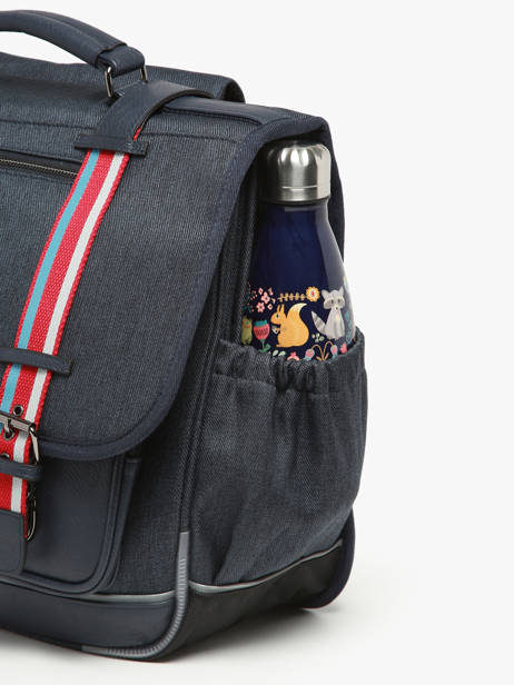 Satchel 3 Compartments Cameleon Blue vintage urban PBVBCA41 other view 5