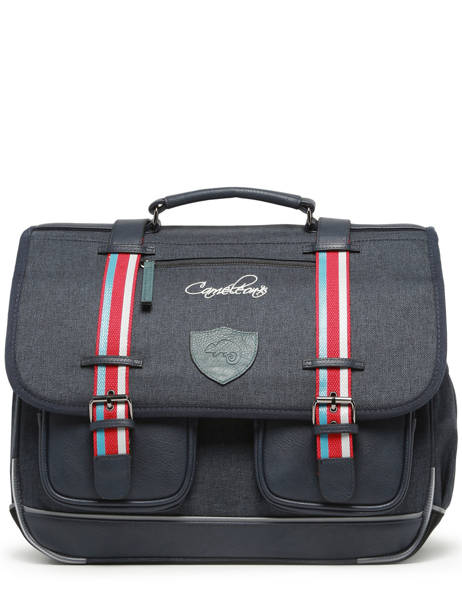 Satchel 3 Compartments Cameleon Blue vintage urban PBVBCA41 other view 6