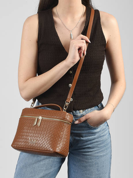 Sac Bandoulière Bliss By byblos Marron bliss BS81B01 vue secondaire 1