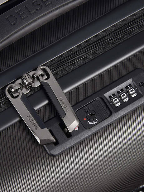 Cabin Luggage Delsey Black air armour 800 other view 1