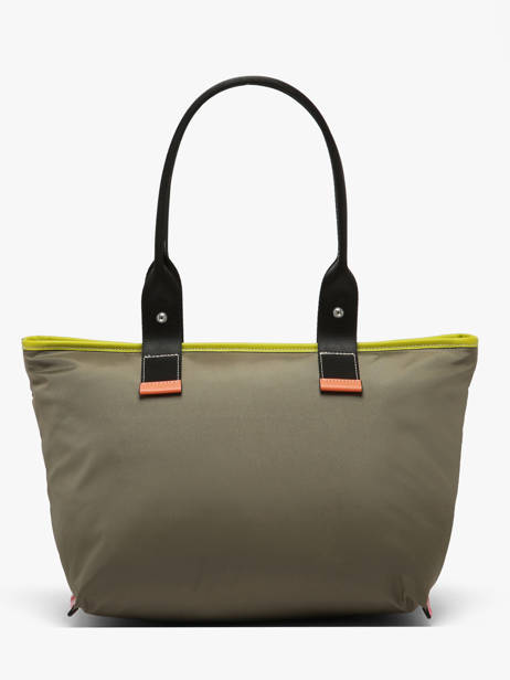 Medium Mistral Rollable Tote Bag Nylon And Leather Lancel Multicolor mistral A13997 other view 4