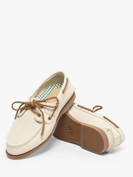 Boat Shoes In Leather Timberland Beige women 2Q9XEN71 other view 2