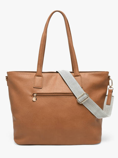Sac Porté épaule Zip Lulu castagnette Marron zip ALBIN vue secondaire 4