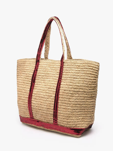 Sac Porté épaule Cabas Raphia Raphia Vanessa bruno Beige cabas raphia 64V40315 vue secondaire 1