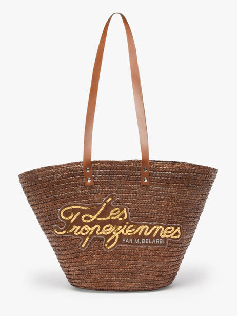Sac Porté épaule Milos Paille Les tropeziennes Marron milos TZ01