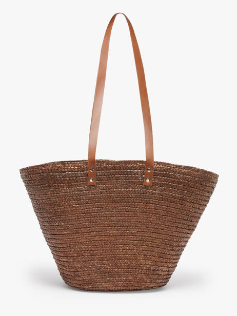 Sac Porté épaule Milos Paille Les tropeziennes Marron milos TZ01 vue secondaire 3