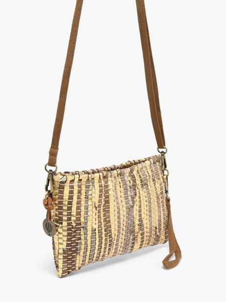 Crossbody Bag Estival Burlap Le voyage en panier Gold estival PM938 other view 2