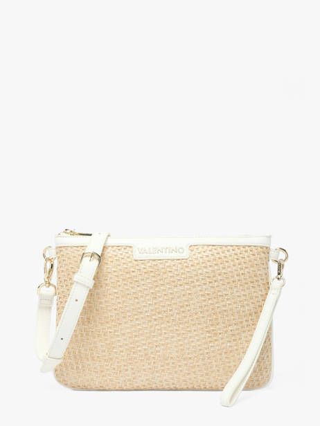 Shoulder Bag Demetra Straw Valentino Beige demetra VBS9R917