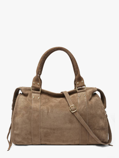 Sac Porté épaule A4 Velvet Milano Marron velvet VE24095O vue secondaire 3