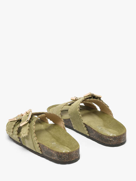 Mules Avec Brides En Cuir Semerdjian Vert women ARIANNA vue secondaire 2