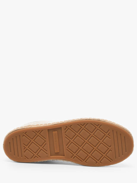 Espadrilles En Cuir Tommy hilfiger Beige women 91080GH vue secondaire 4