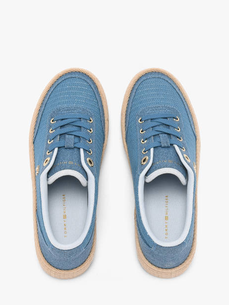 Sneakers En Cuir Tommy hilfiger Bleu women 91730G3 vue secondaire 3