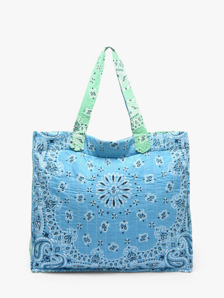 Sac Porté épaule Bandana Coton Le voyage en panier Bleu bandana PM965 vue secondaire 3