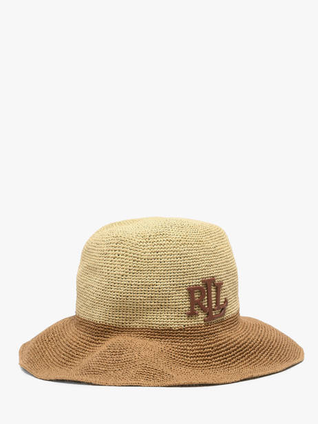 Chapeau Lauren ralph lauren Beige cameryn 54P14399 vue secondaire 1