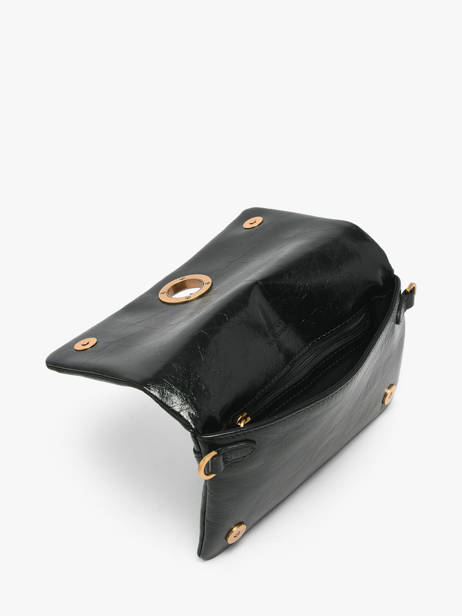 Sac Bandoulière Love Bag Icon Cuir Pinko Noir love bag icon 6023A315 vue secondaire 3