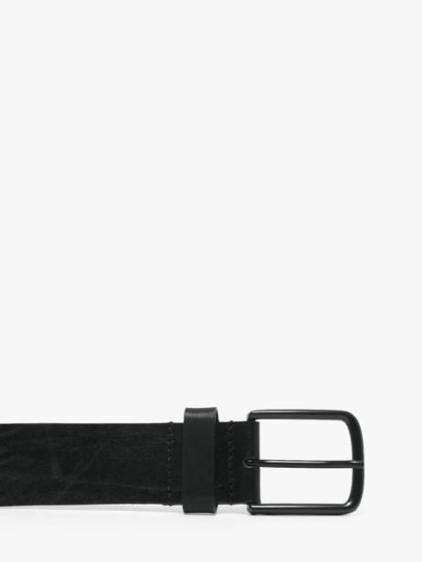 Leather Lingo Men's Belt Von dutch Black belt LINGO other view 1