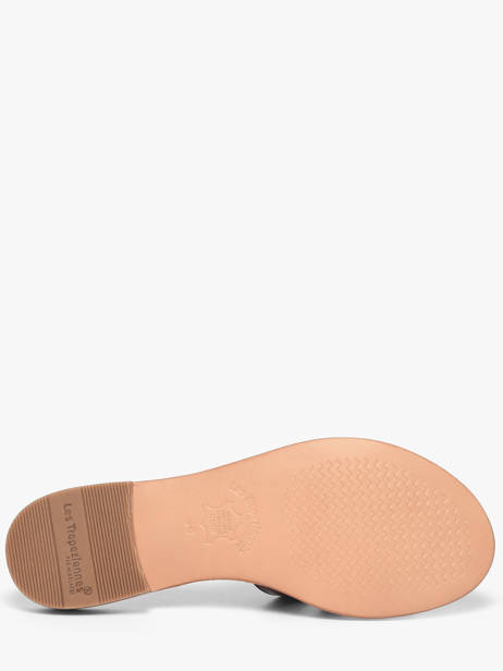 Slippers Damia In Leather Les tropeziennes Brown women DAMIA other view 4