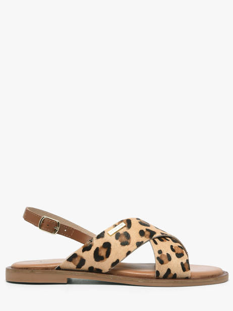 Nu-pieds En Cuir Les tropeziennes Marron women DOAPO