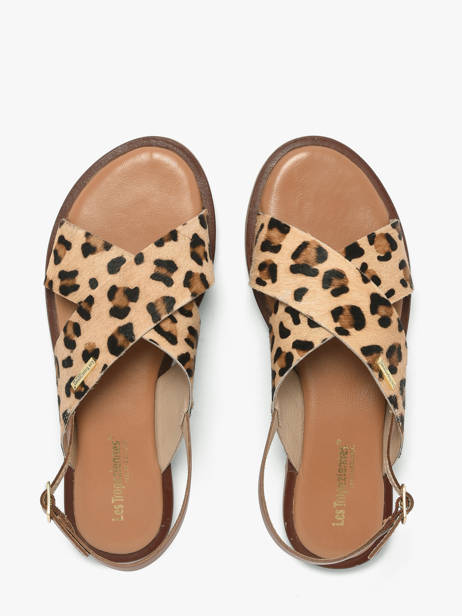 Nu-pieds En Cuir Les tropeziennes Marron women DOAPO vue secondaire 3