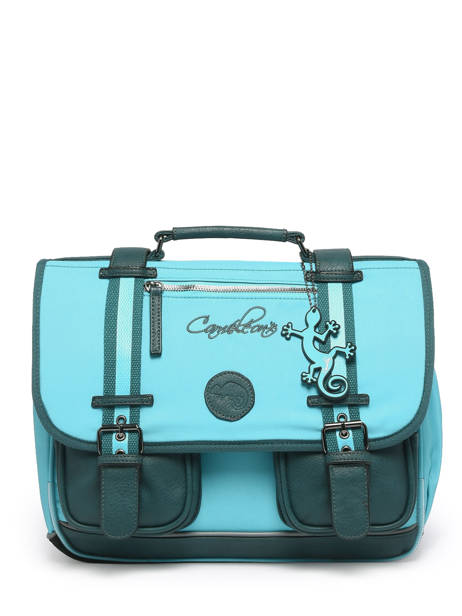 Satchel 2 Compartments Cameleon Blue vintage urban PBVBCA35 other view 6