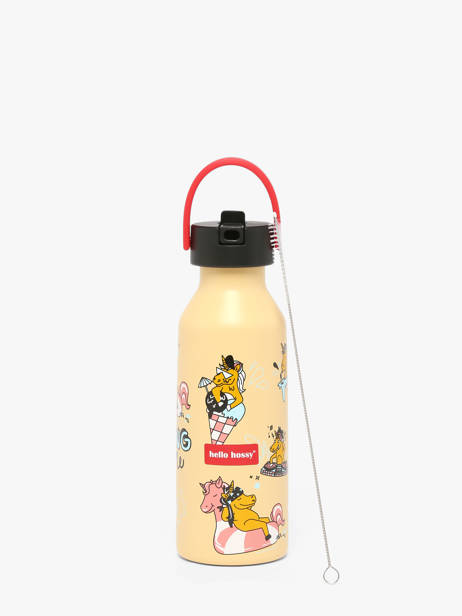 Drinking Bottle Hello hossy Yellow cool kids 500M other view 2