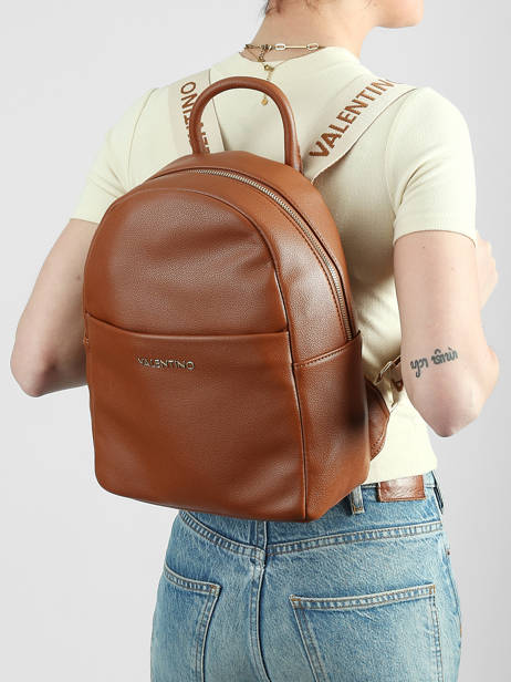 Backpack Valentino Brown doris re VBS9ON20 other view 1
