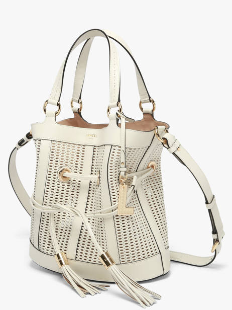Sac Seau M Premier Flirt Cuir Ajouré Lancel Blanc premier flirt A14010 vue secondaire 2