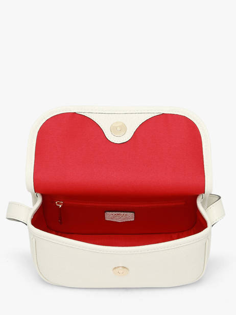 Small Leather Victoire Crossbody Bag Lancel White victoire A13991 other view 4