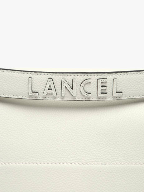 Sac Bandoulière Ninon Cuir Lancel Blanc ninon A13782 vue secondaire 4