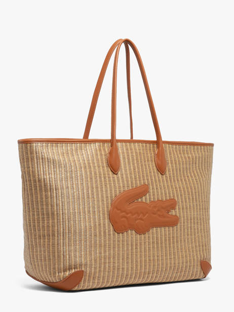 Shoulder Bag Summer Raphia Lacoste Beige summer NF5247PB other view 2
