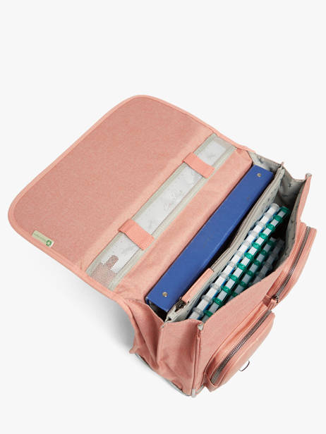 Cartable 2 Compartiments Vintage Color Cameleon Rose vintage color CA38 vue secondaire 2