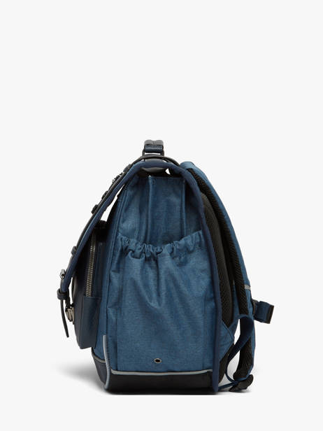 Cartable 3 Compartiments Vintage Color Cameleon Bleu vintage color VIC-CA41 vue secondaire 1