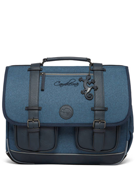 Cartable 3 Compartiments Vintage Color Cameleon Bleu vintage color VIC-CA41 vue secondaire 5