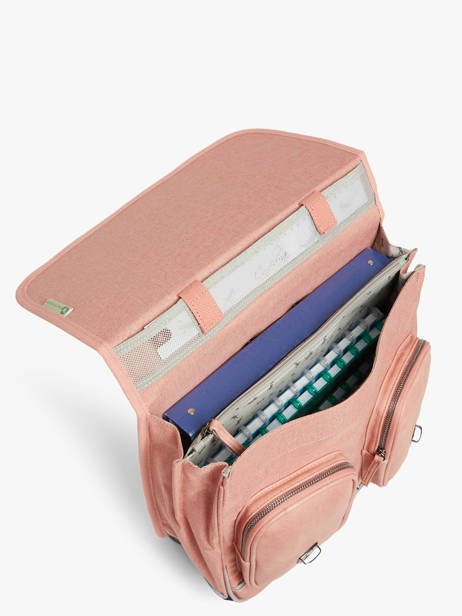 Cartable à Roulettes 2 Compartiments Cameleon Rose vintage color CR38 vue secondaire 4