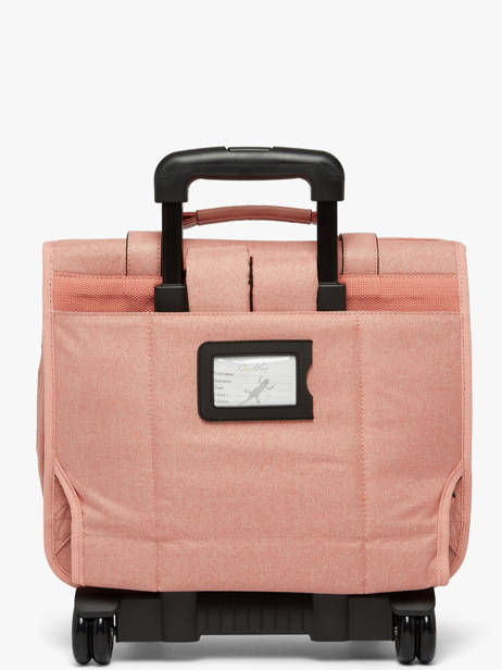 Cartable à Roulettes 2 Compartiments Cameleon Rose vintage color CR38 vue secondaire 6