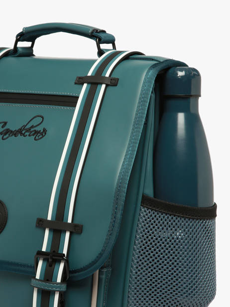Sac à Dos Vintage North 2 Compartiments Cameleon Bleu vintage north SD39 vue secondaire 4