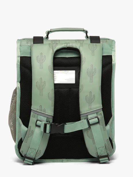 2-compartment Vintage North Backpack Cameleon Green vintage north SD39 other view 5