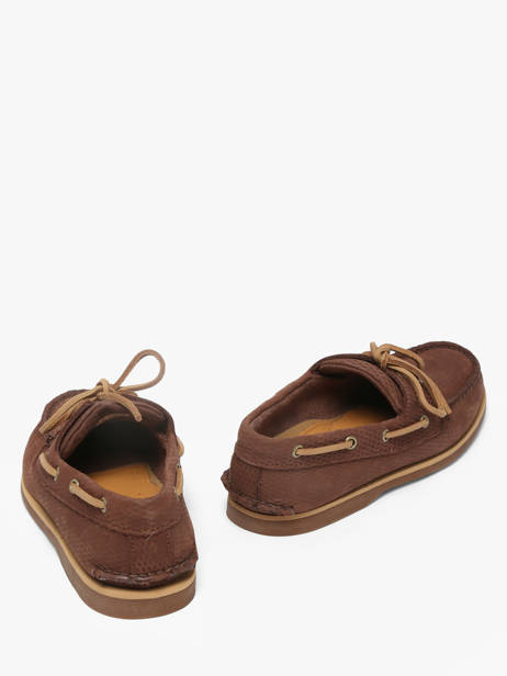 Boat Shoes In Leather Timberland Brown men 4187EIV1 other view 2