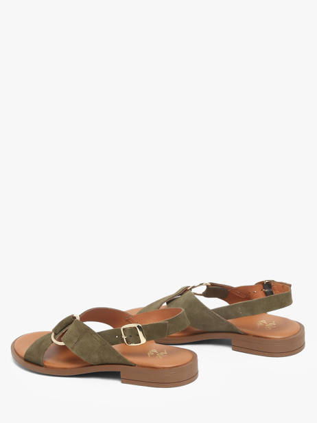 Sandals In Leather We do Green women 45126A52 other view 2