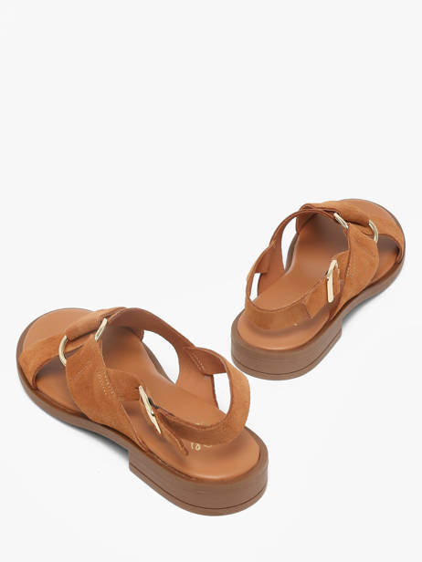 Sandals In Leather We do Orange women 45126A58 other view 2