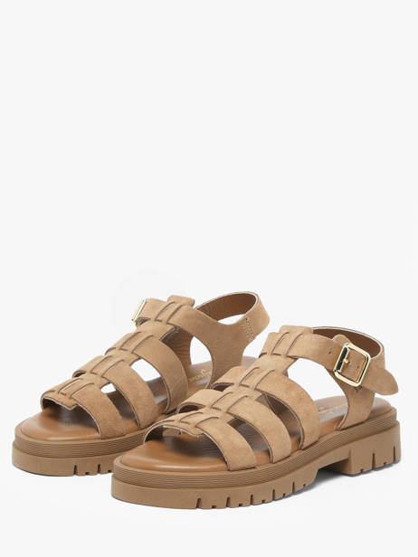 Sandales En Cuir Semerdjian Beige accessoires DELIA vue secondaire 1