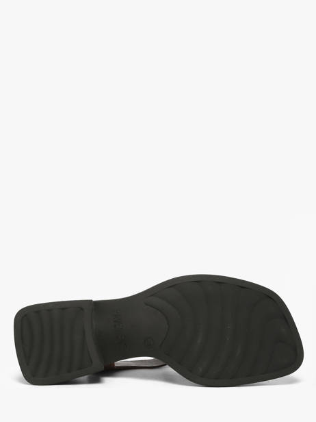 Sandales à Talon En Cuir Pavement Marron women 25273 vue secondaire 4