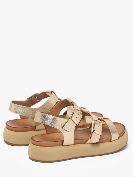 Sandals In Leather Inuovo Gold women 96046GLD other view 2