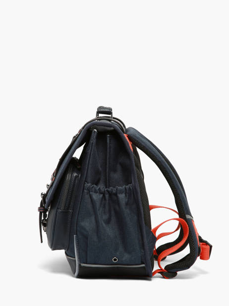 Cartable 2 Compartiments Cameleon Orange vintage urban CA38 vue secondaire 3