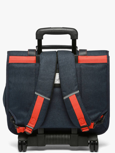 3-compartment Wheeled Satchel Vintage Urban Cameleon Blue vintage urban CR41 other view 5