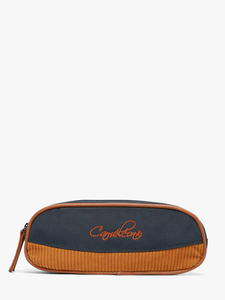 Trousse Enfant 2 Compartiments Cameleon Bleu vintage urban VIB-TROU