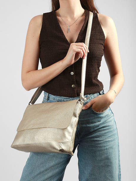 Shoulder Bag Soft Miniprix Gold soft MD5231 other view 1